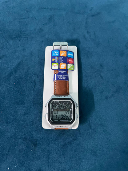 Casio Illuminator World Time Digital Watch
