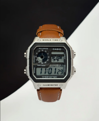 Casio Illuminator World Time Digital Watch