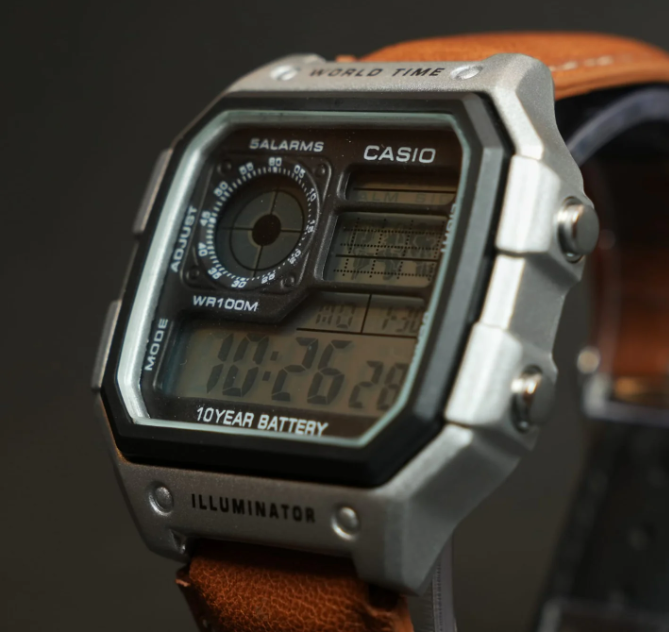 Casio Illuminator World Time Digital Watch